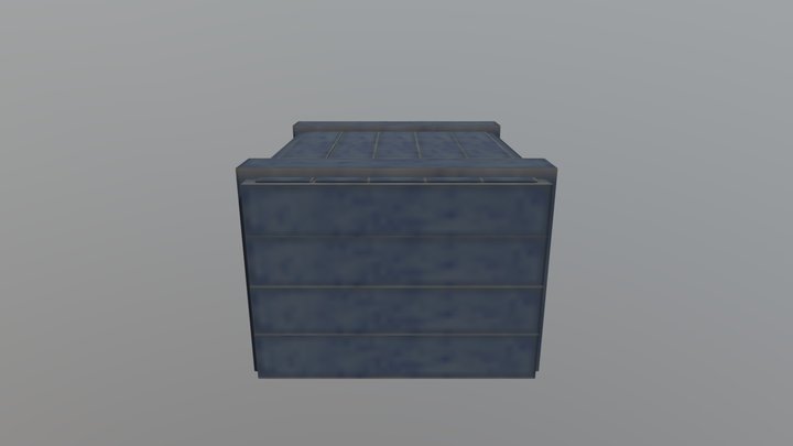 Ammo/ Weapon Crate 3D Model