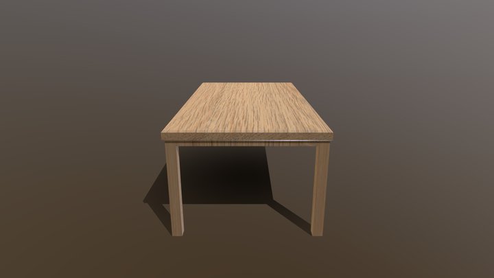Desk 3D Model