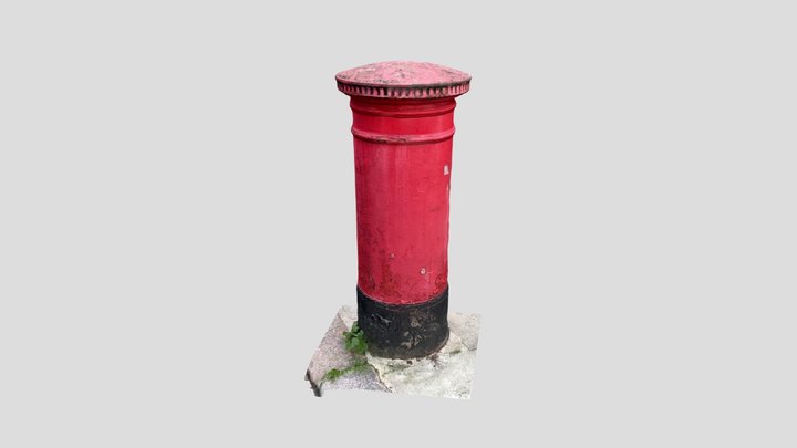 London Postbox 3D Model
