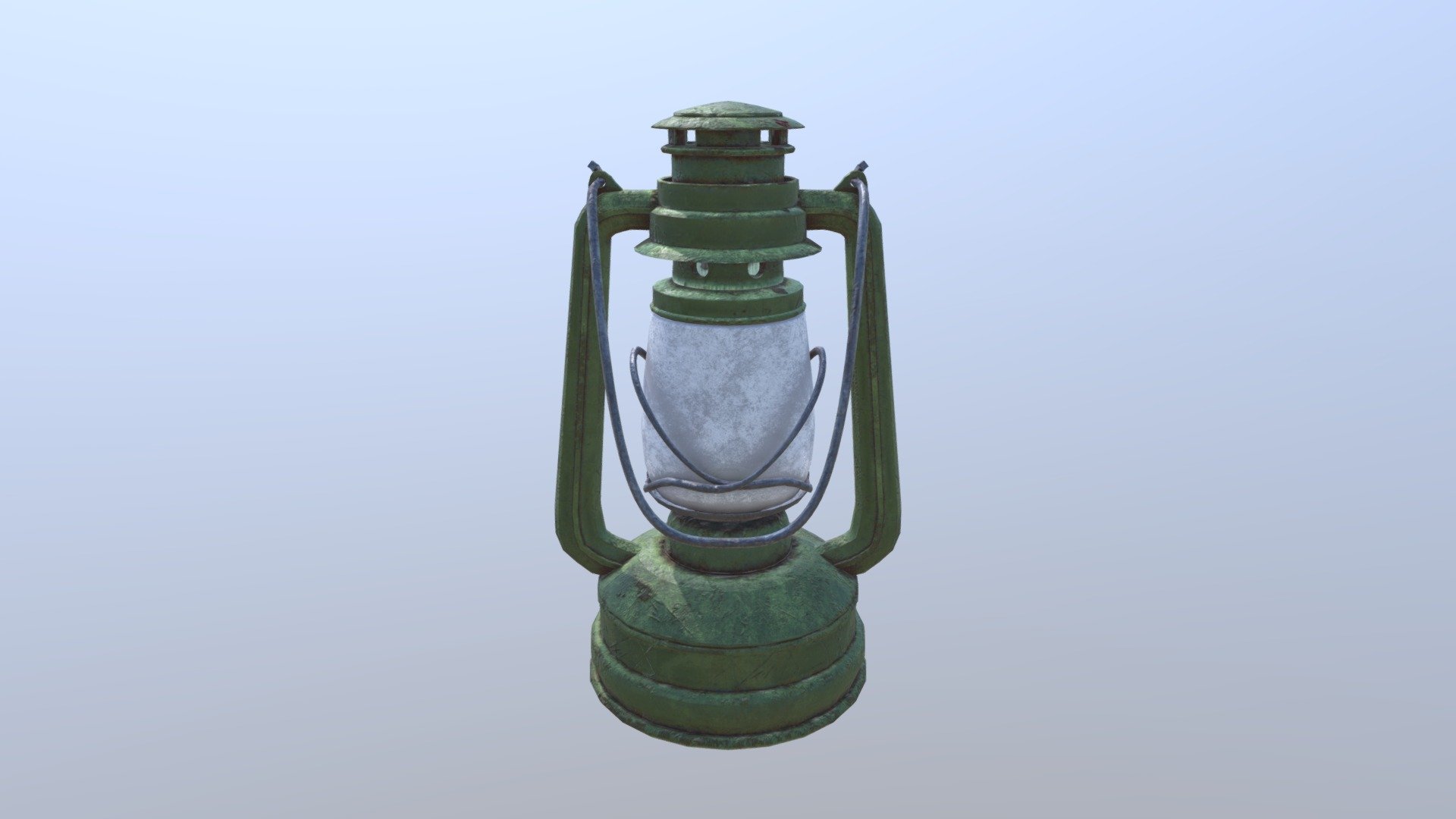 Rusted Lamp