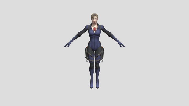 Jill_mmd 3D Model