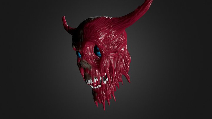 flesh_skull low 3D Model