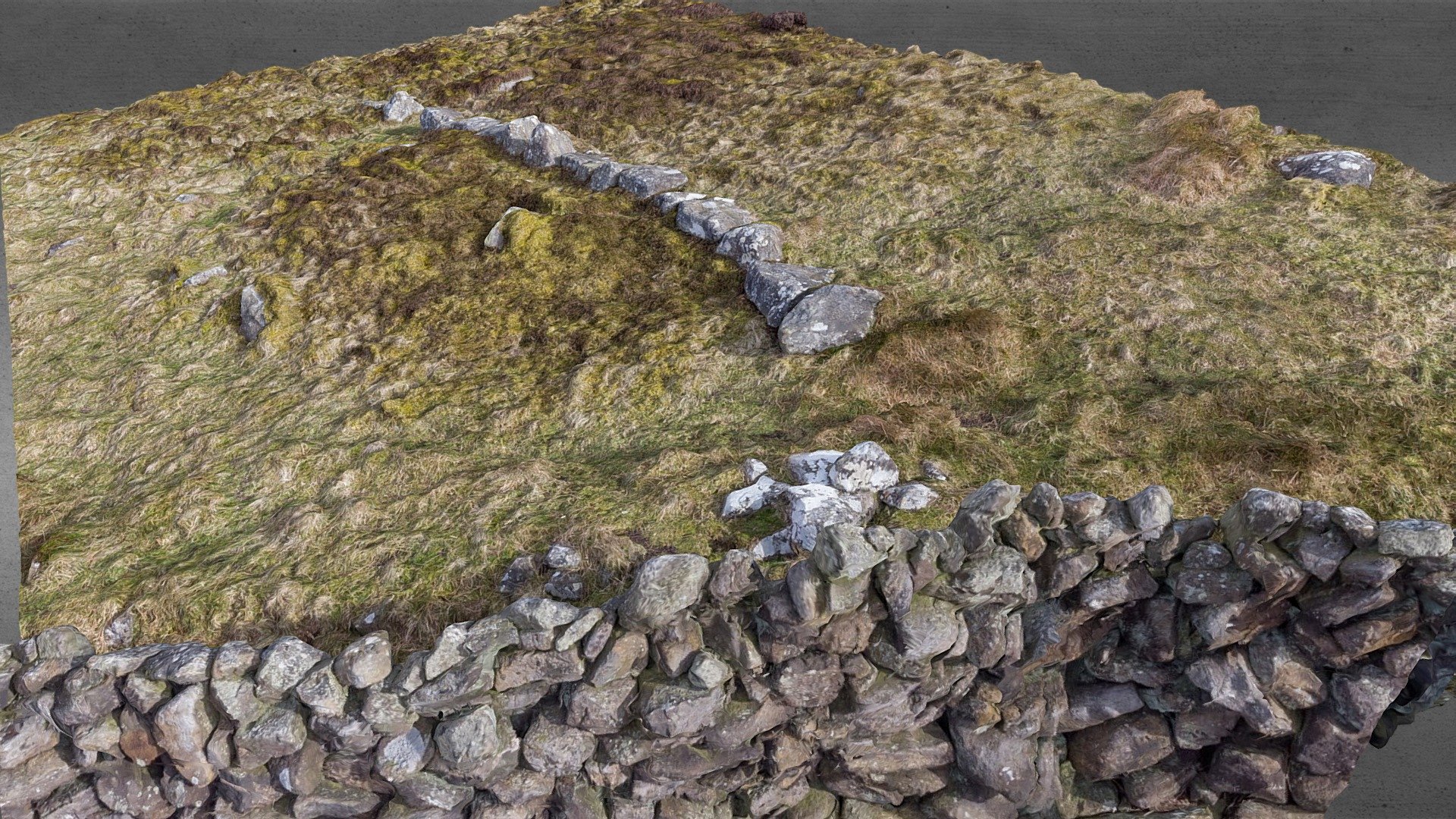 Navvy camp mystery stones