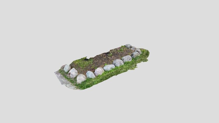 pathway corner & grass 3D Model