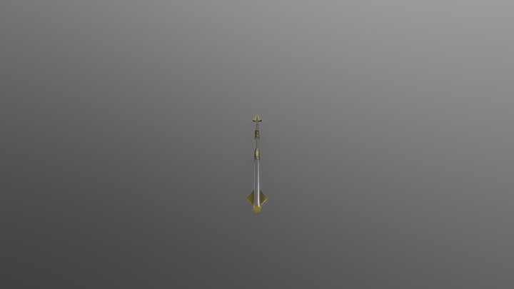 Okoye (Black Panther)Spear |High Poly| Textured 3D Model