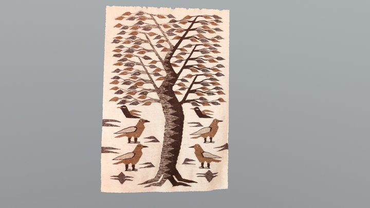 Quadro em tecido - Tapestry frame 3D Model