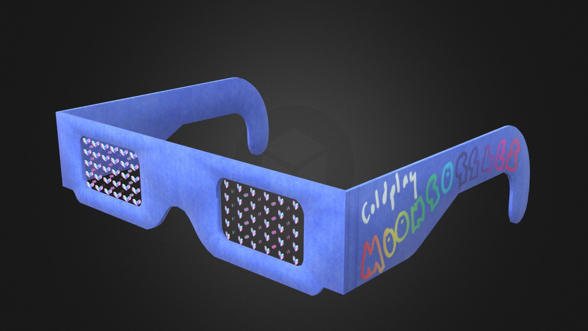 MOON MUSiC Moongoggles Coldplay - Download Free 3D model by Poyo20 ...