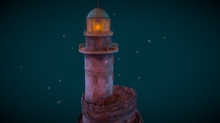 Lighthouse [Interior included] 3D Model