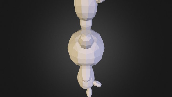 Wii - PokPark 2 Wonders Beyond - 579 - Reuniclus 3D Model