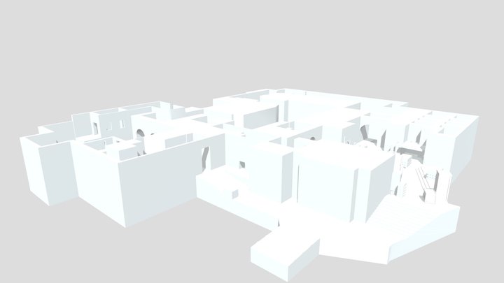 Counter Strikes: De_Mirage Map 3D Model