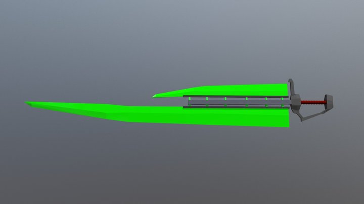 Sci-fi Sword 3D Model