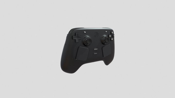 Steam Controller 2 Concept V2 3D Model