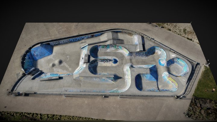 Le Havre - Skatepark 3D Model