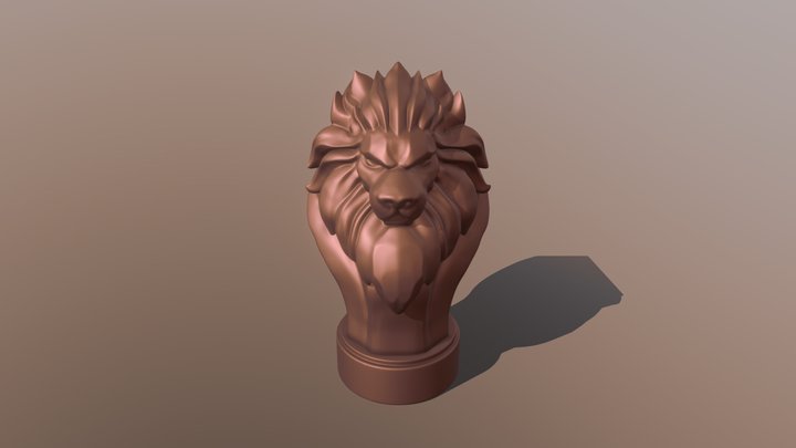 Lion Tux 3D Model