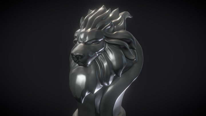 Lion Tux 3D Model