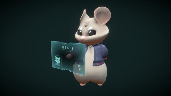Agent 0w0 3D Model