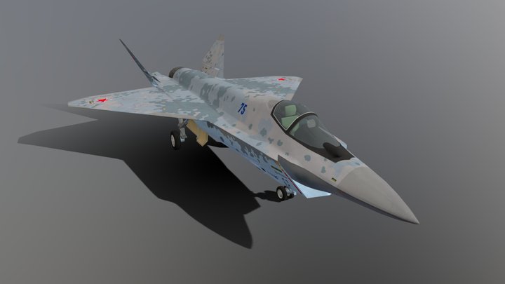 Sukhoi Su-75 – Gratis 3D-model STL