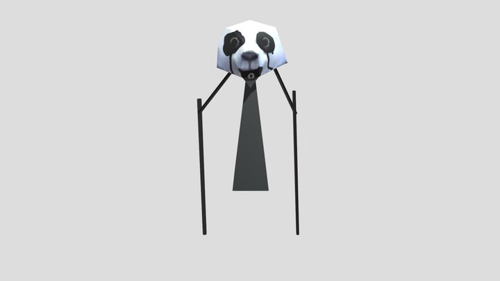 horror panda from Revenge 5 3D Model