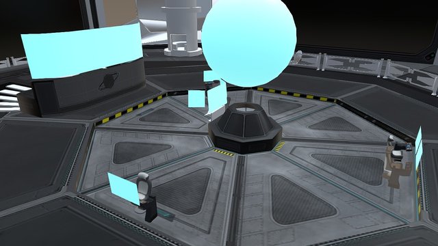 Ship Scene 3D Model