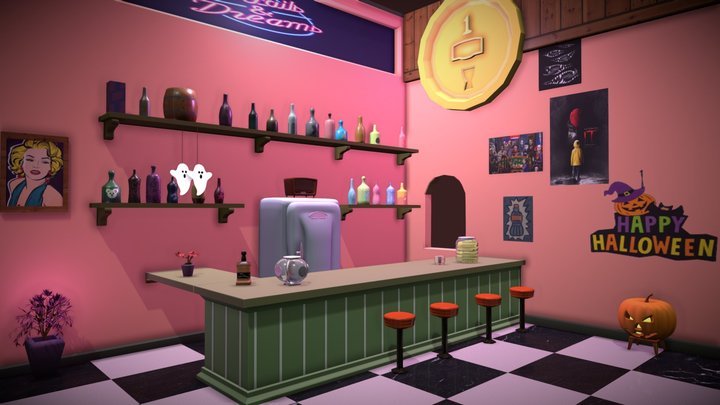 Diner 3D Model