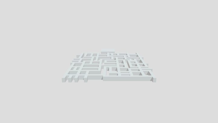 Basic Horror Map 3D Model