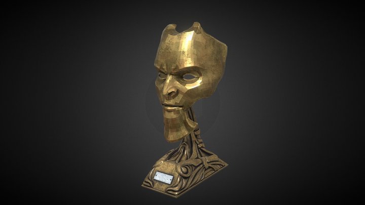 Mask holder WIP 3D Model