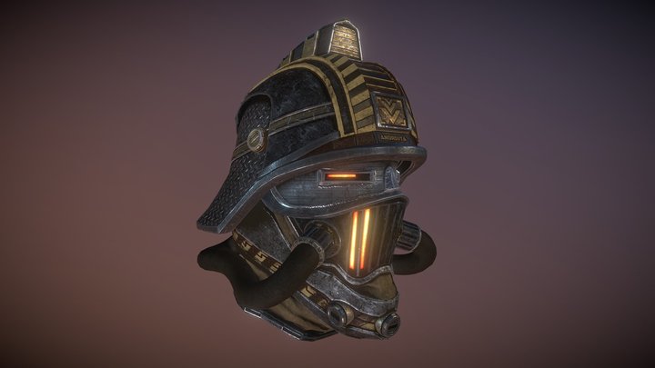 Colonel Andriuta's Helmet 3D Model