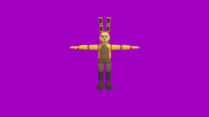 Spring Bonnie V2 3D Model