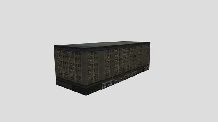 GTA3 building 3D Model