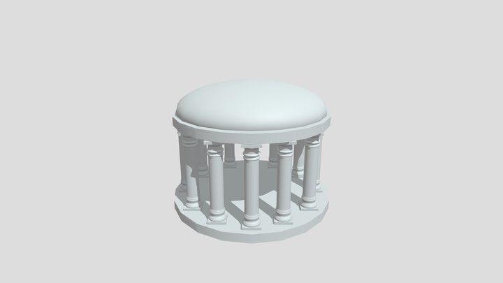 Doric Pillar 3D Model