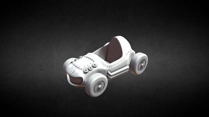 Racing car 3D Model