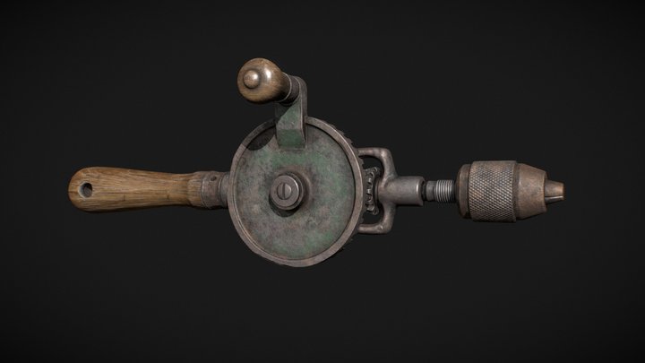 Hand Drill 3D Model