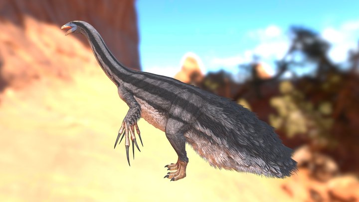 Therizinosaurus 3D Model