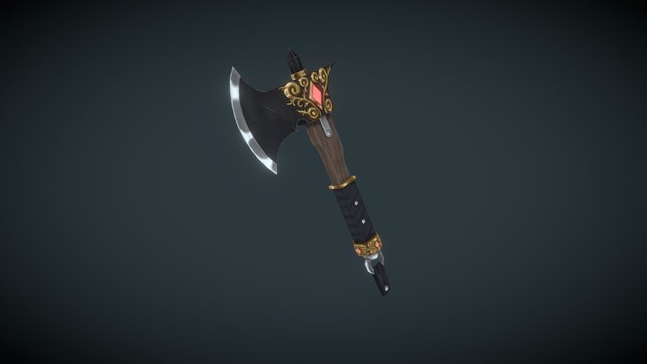 [Student Work] Handpaint Axe 3D Model