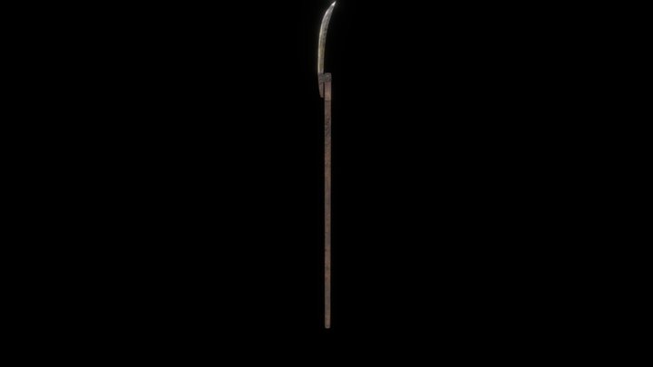 Crude Naginata 3D Model