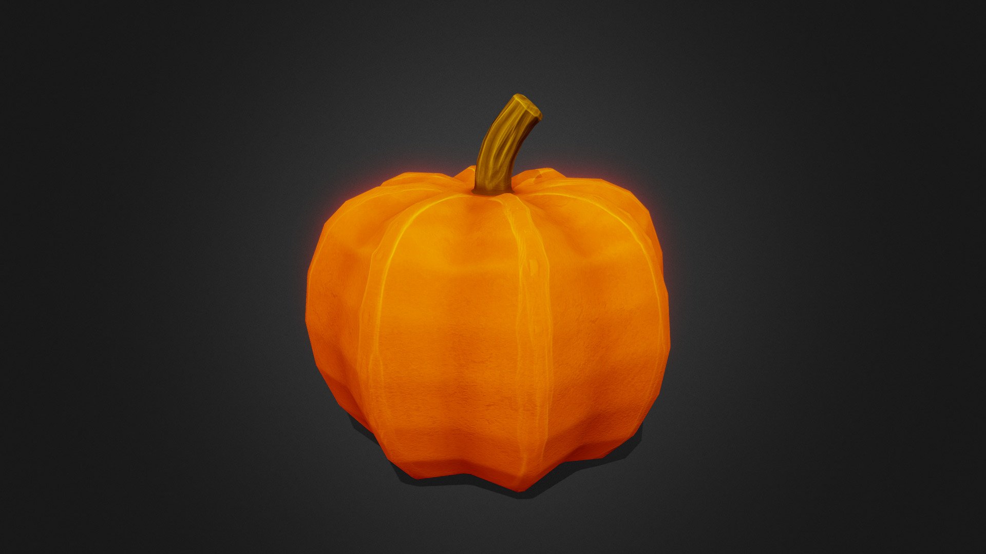 Stylized pumpkin