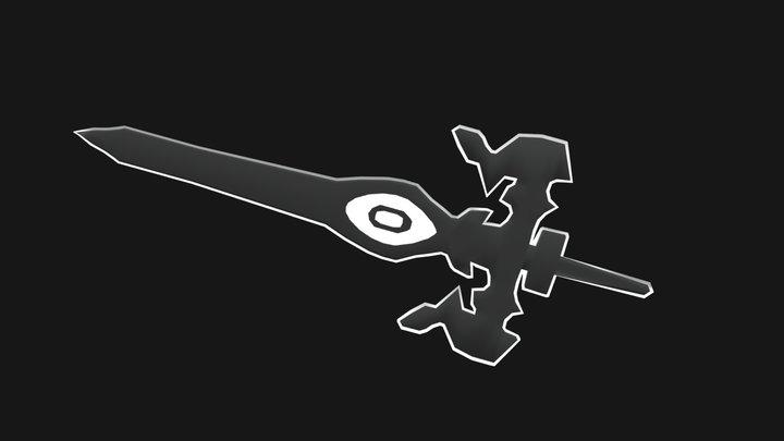Roaring Knight's Sword 3D Model