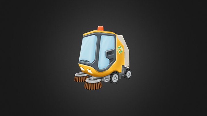 Street sweeper 3D Model