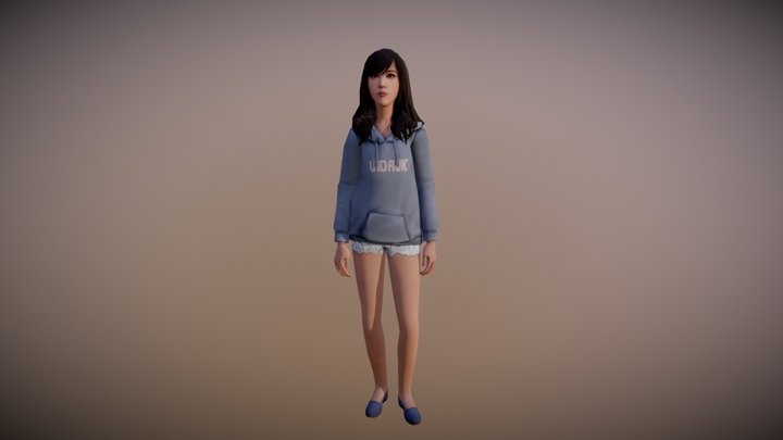 What I would looks like in life is strange 3D Model