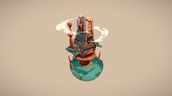 House on Rock 3D Model