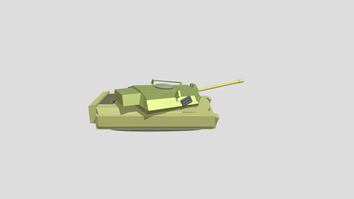 Abrams tank m1 3D Model