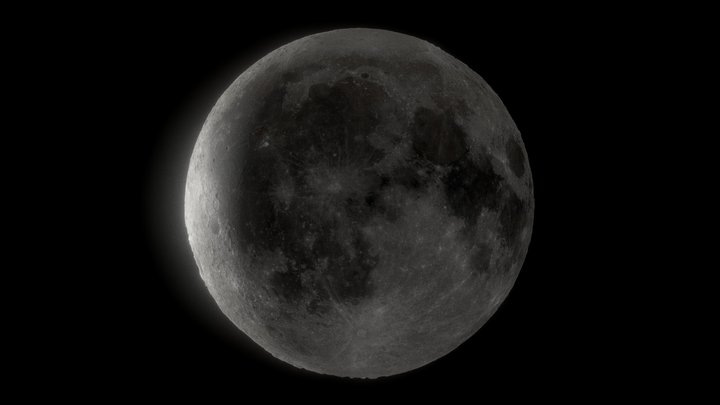 🌑 NASA CGI Moon Kit 3D Model