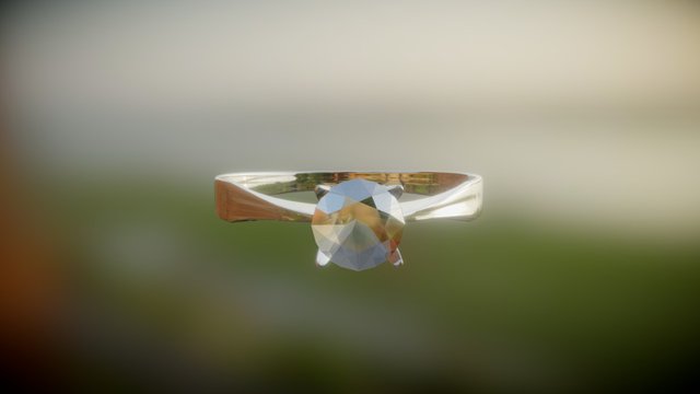 Engagement Ring 3D Model