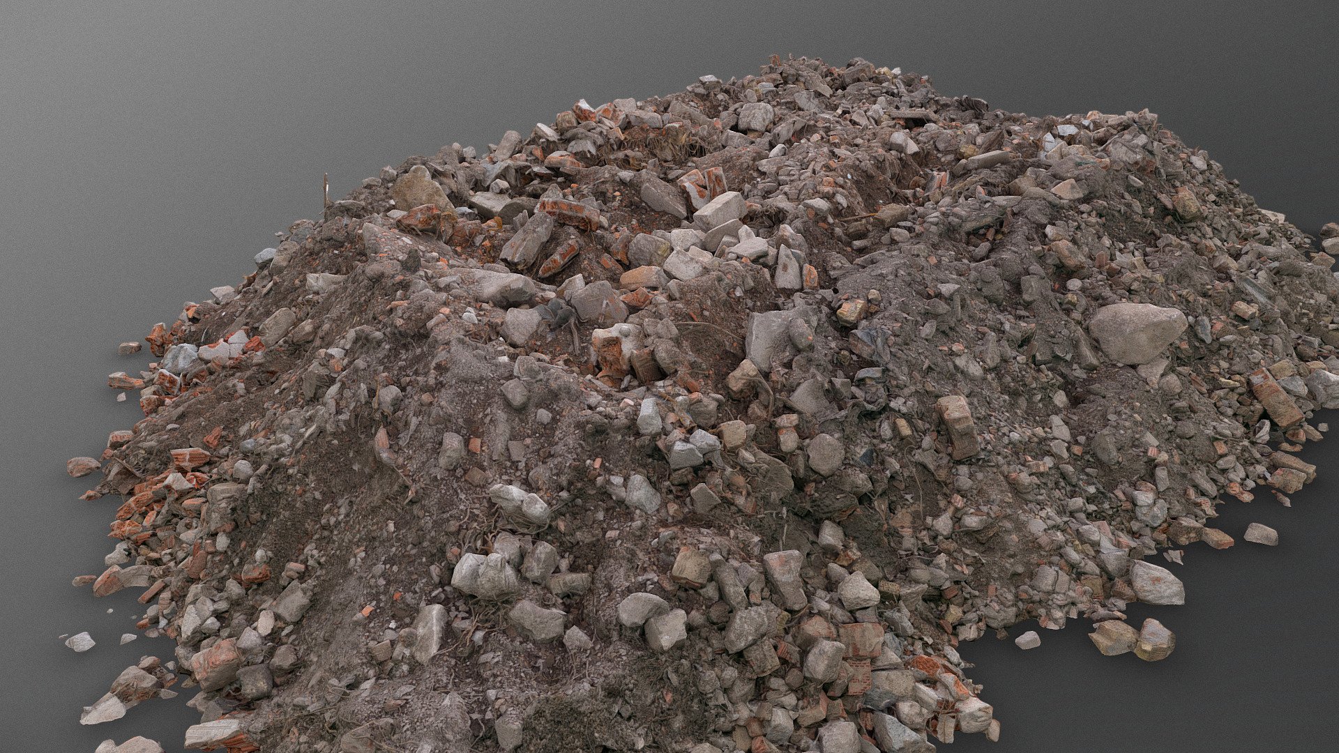 Soil construction debris dump - Buy Royalty Free 3D model by matousekfoto (@matousekfoto) [1c49e42] Soil construction debris dump... 