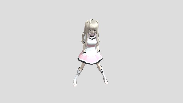 Hina Thriller Dance 3D Model