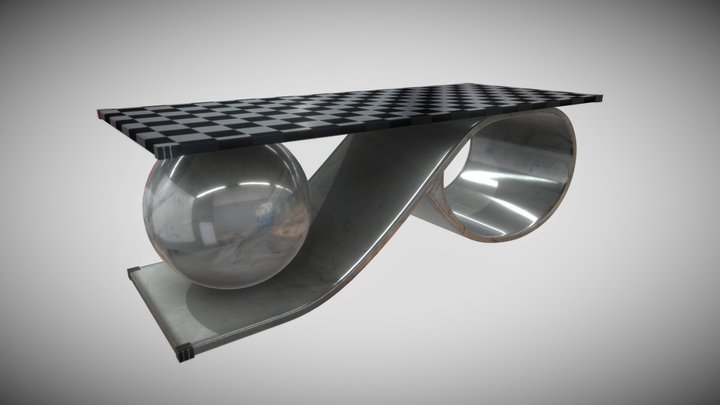 Fancy Table 3D Model
