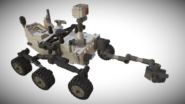 Lego Mars Curiostiy Rover 3D Model