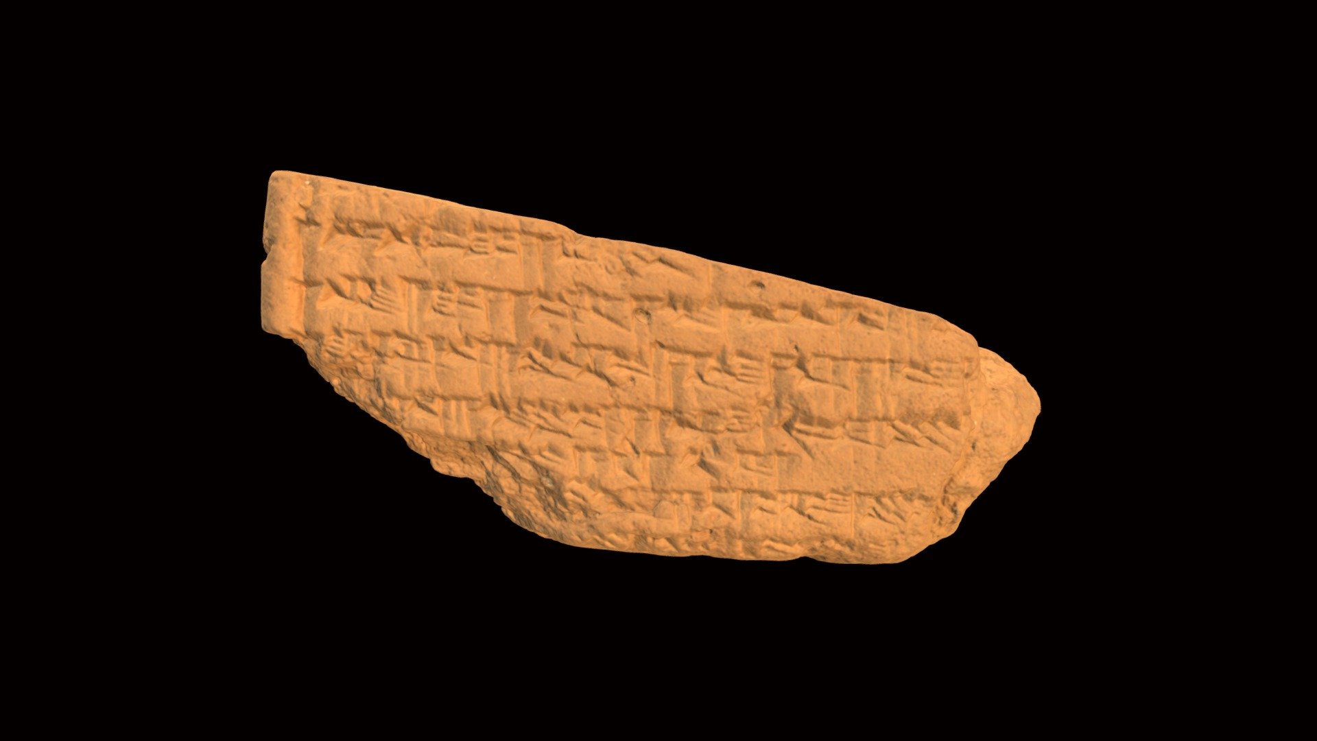 Cuneiform Tablet HMANE1893.5.27A - 3D model by Harvard Museum of the ...