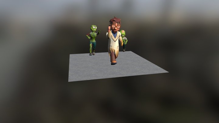 Zombie Dimensions 3D Model