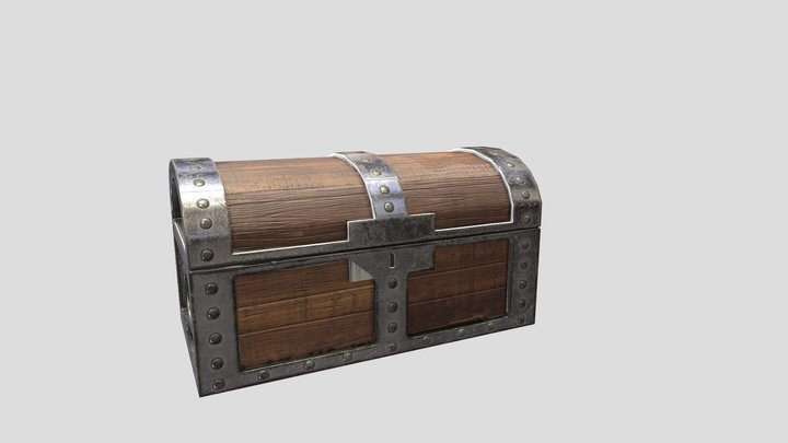 fantasy treasure chest 3D Model